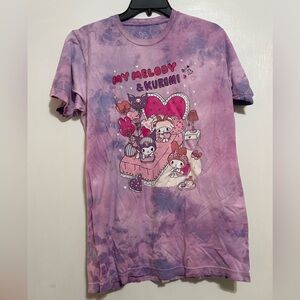 My Melody and Kurumi TyeDye Sanrio Top